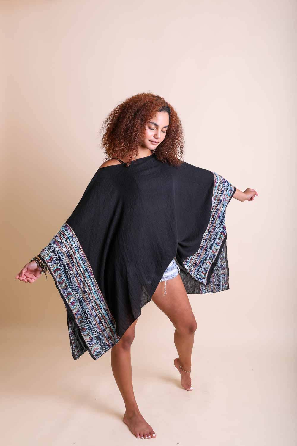 Sage Boho Embroidered Tunic 🌸