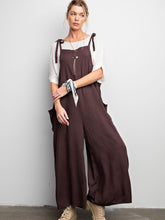 Load image into Gallery viewer, Linen Tie Jumpsuit
