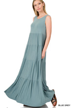 Load image into Gallery viewer, Sleeveless Tiered Maxi Dress
