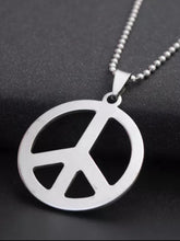 Load image into Gallery viewer, Peace Sign Necklace
