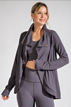 Load image into Gallery viewer, Asymmetric Cowl Neck Jacket
